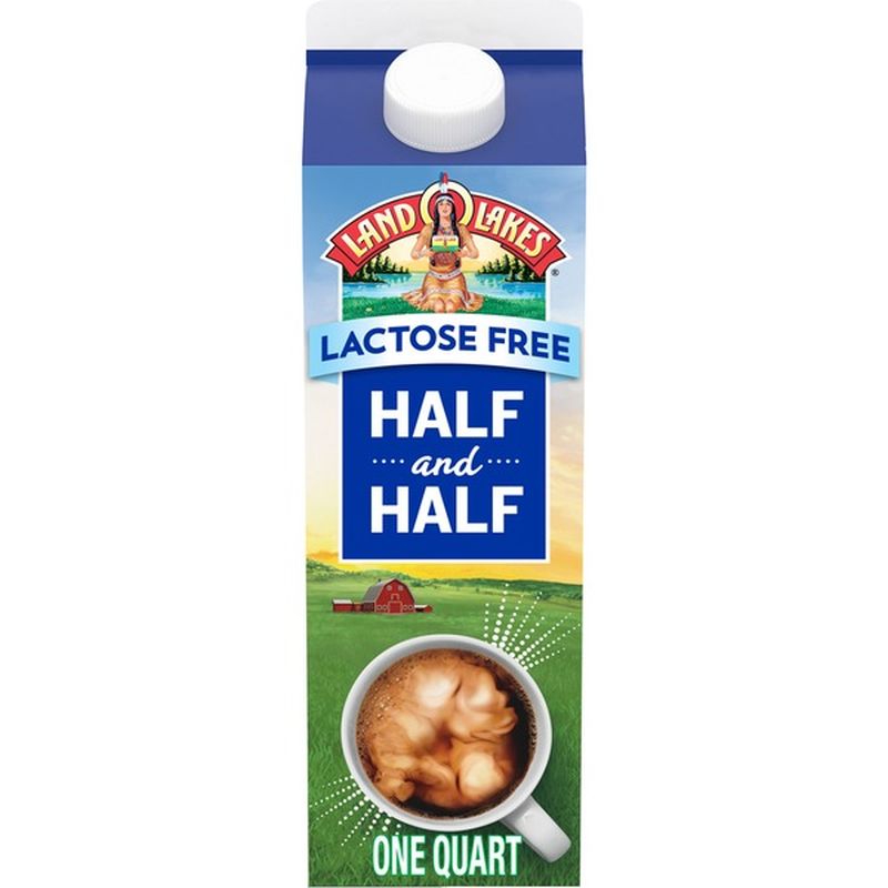 Land O' Lakes LactoseFree Half and Half (1 qt) Instacart