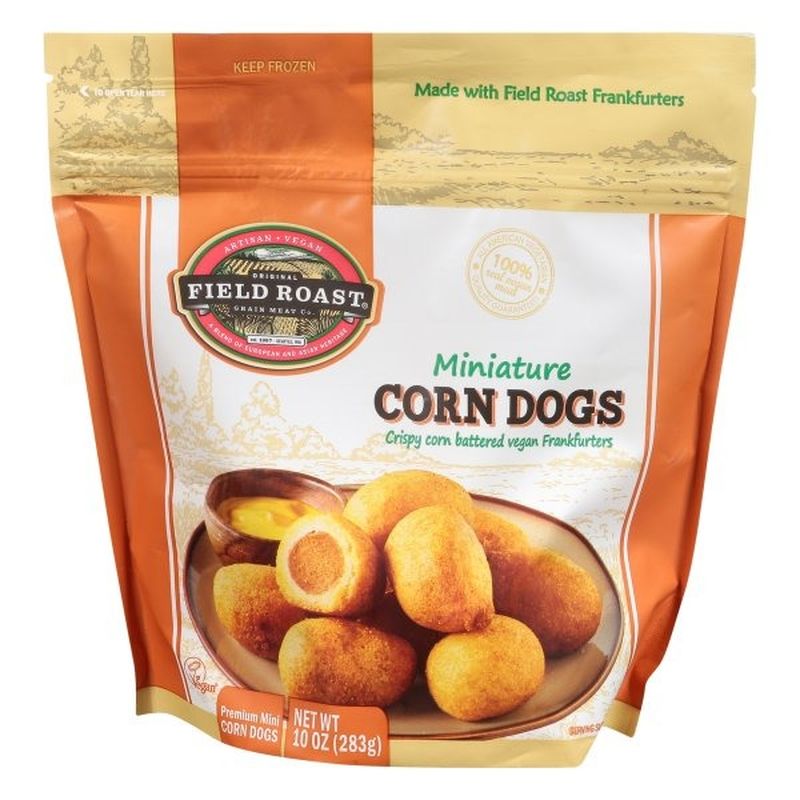 Field Roast Corn Dogs, PlantBased, Miniature (10 oz) Instacart