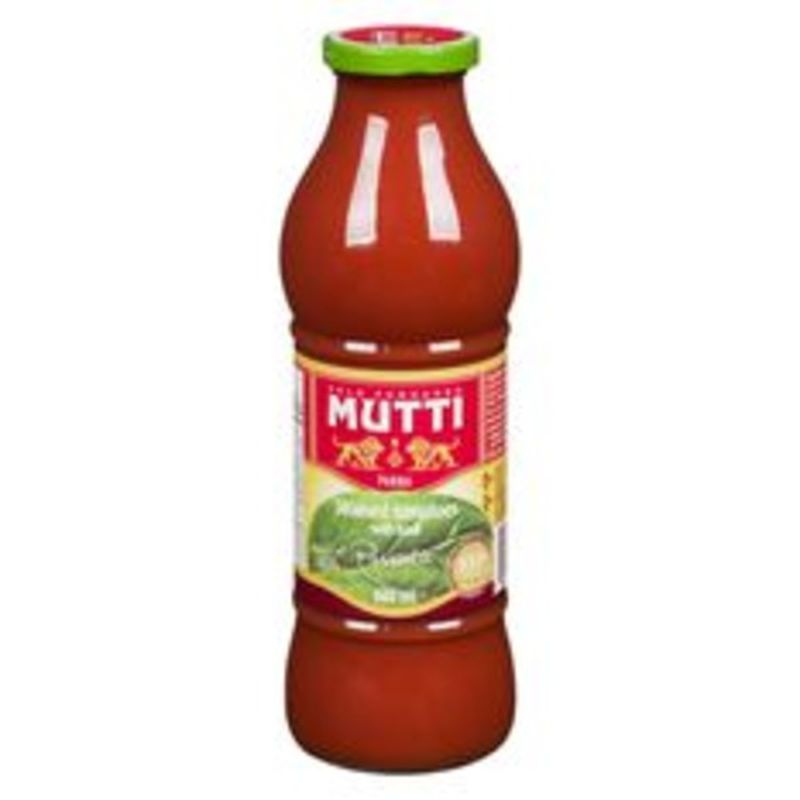 Mutti Tomato Puree, with Basil (24.5 oz) Instacart