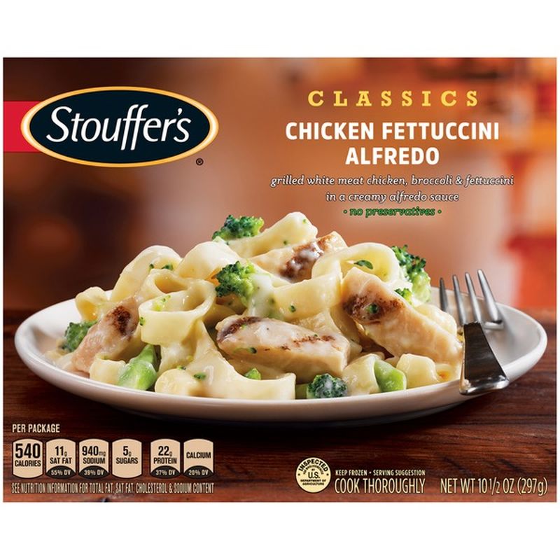 Stouffer's CLASSICS Chicken Fettuccini Alfredo (10.5 oz) from Bashas ...