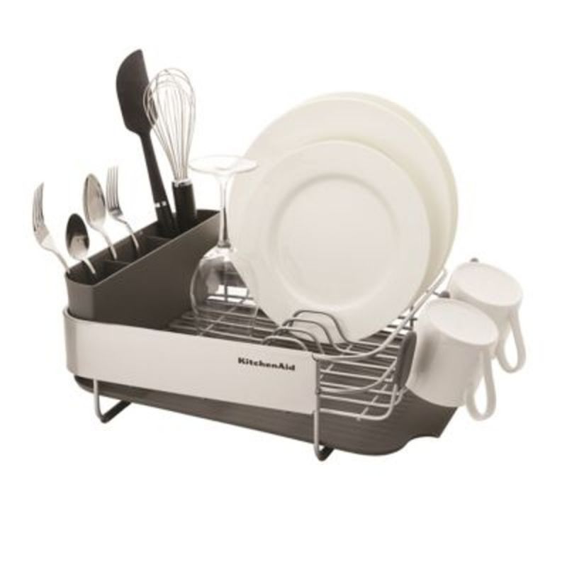 KitchenAid Compact Stainless Steel Dish Drying Rack (each) - Instacart