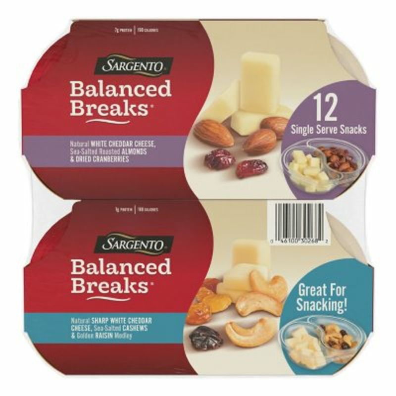 Sargentos Balanced Breaks Natural Sharp White Cheddar Cheese Each Instacart