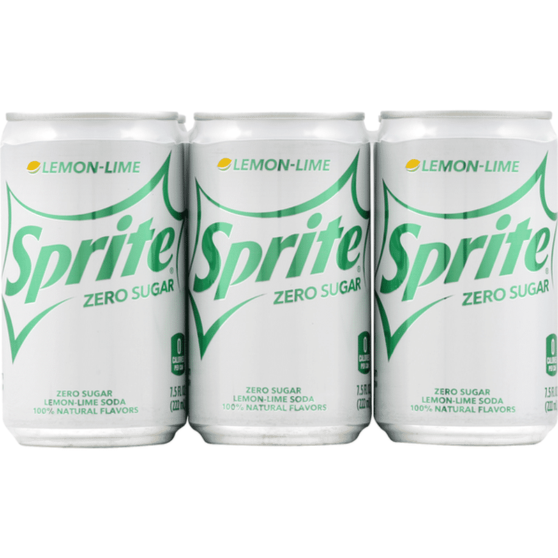Sprite Zero Lemon Lime Diet Soda Pop Soft Drinks (7.5 fl oz) from