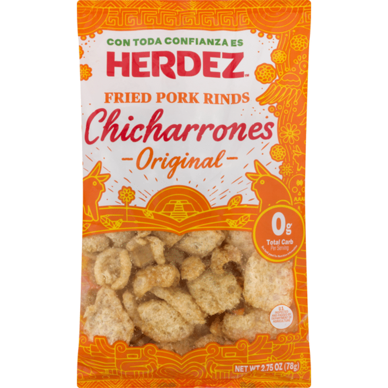 Herdez Chicharrones, Original, Bag (2.75 oz) - Instacart