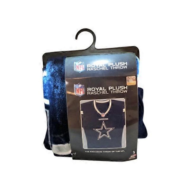 Northwest Farms 50 X 60 Dallas Cowboys Nfl Royal Plush Raschel Throw Blanket Each Instacart
