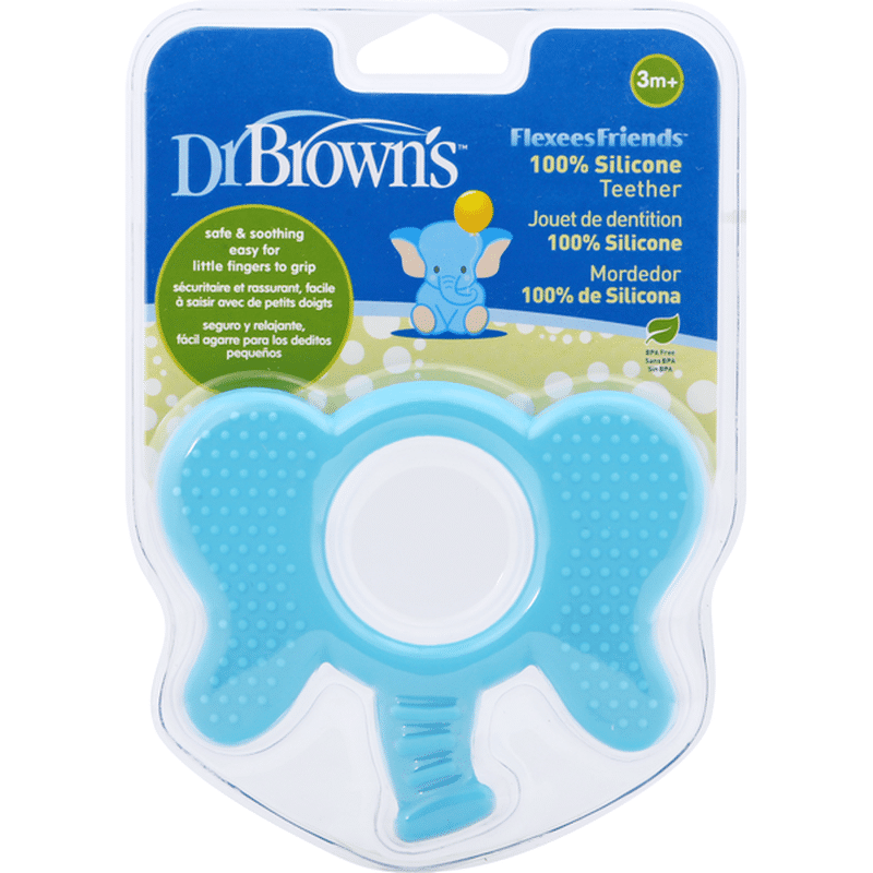 Dr Brown's Teether, 100% Silicone, 3M+ (1 each) - Instacart