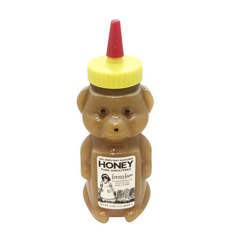 Lovers Lane Farm Pure Unfiltered Honey Squeeze Bear (12 oz) Instacart