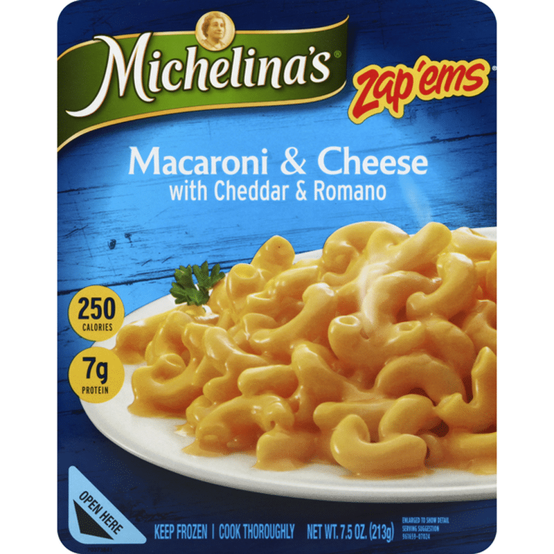 Michelinas Macaroni & Cheese, With Cheddar & Romano (7.5 Oz) - Instacart