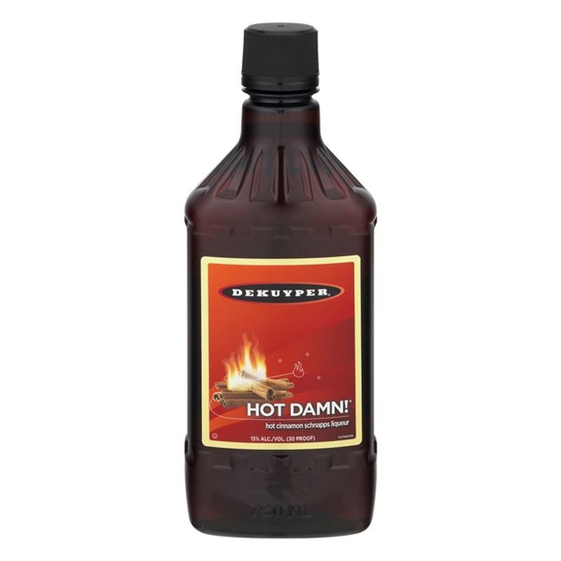 DeKuyper Hot Damn! Cinnamon Schnapps Liqueur Traveler (750 ml) Delivery