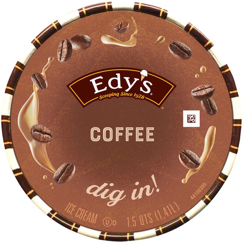 Edy'S/Dreyer'S Coffee Ice Cream (1.5 qt) Instacart