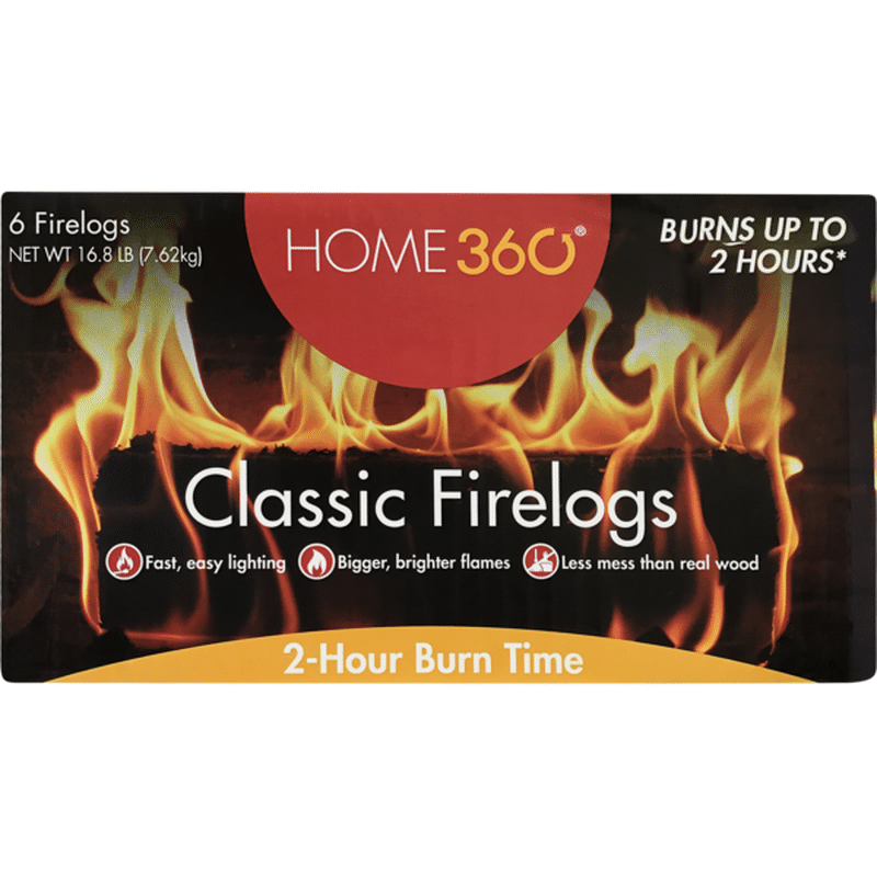 Home 360 Classic Firelogs 16 8 Lb Instacart