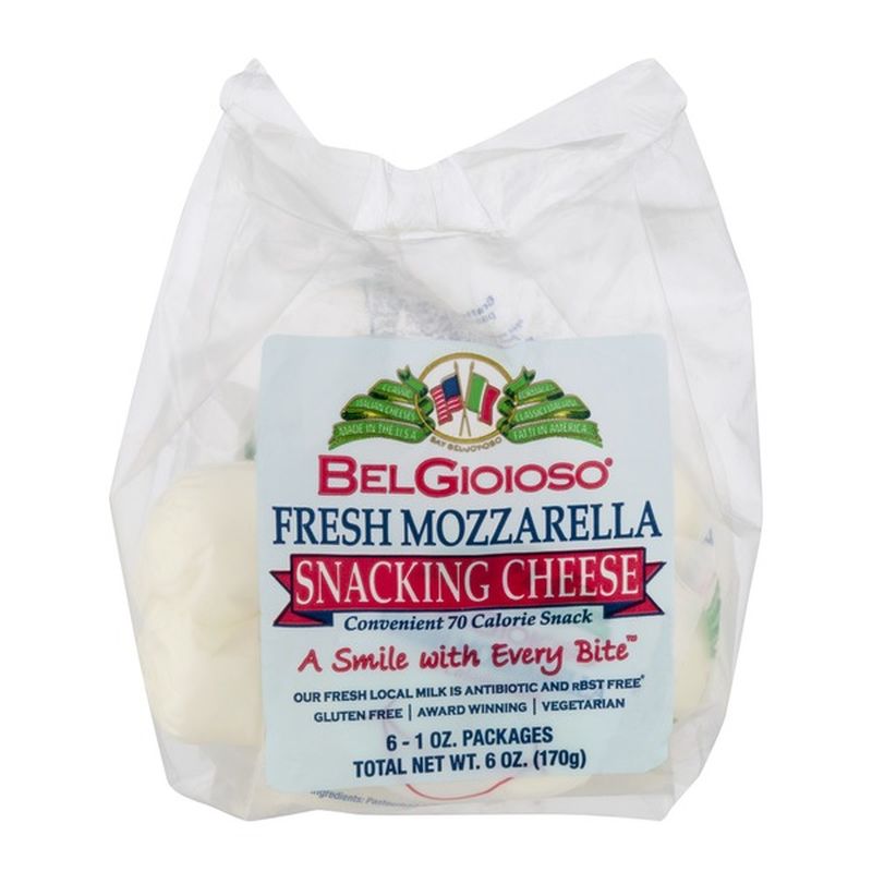 BelGioioso Fresh Mozzarella Snacking Cheese (6 ct) from ...