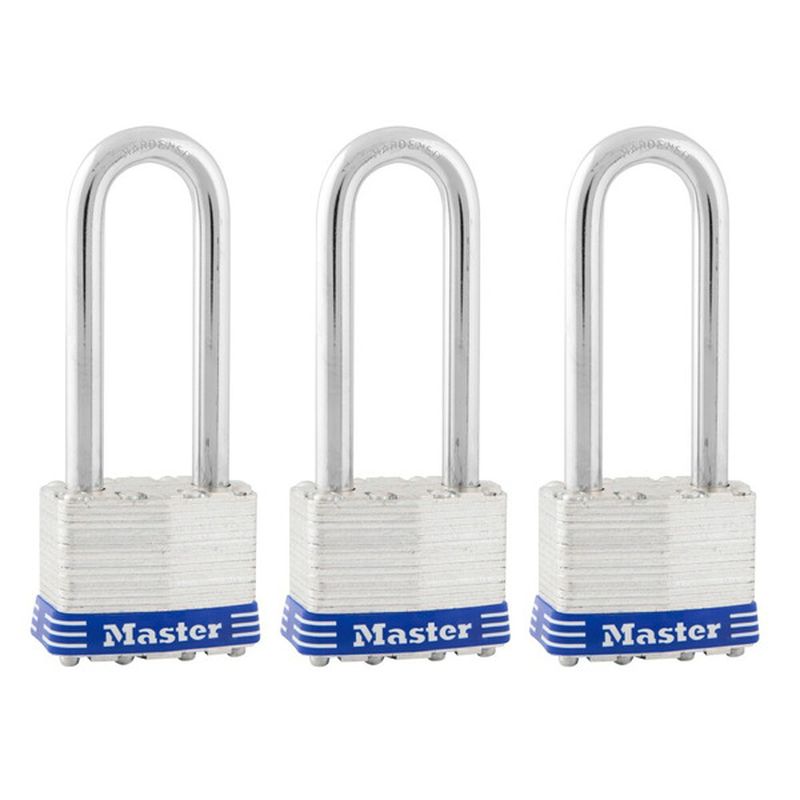 Master Lock 1 Trilj 1 3/4 Inch Laminated Steel Body Padlock