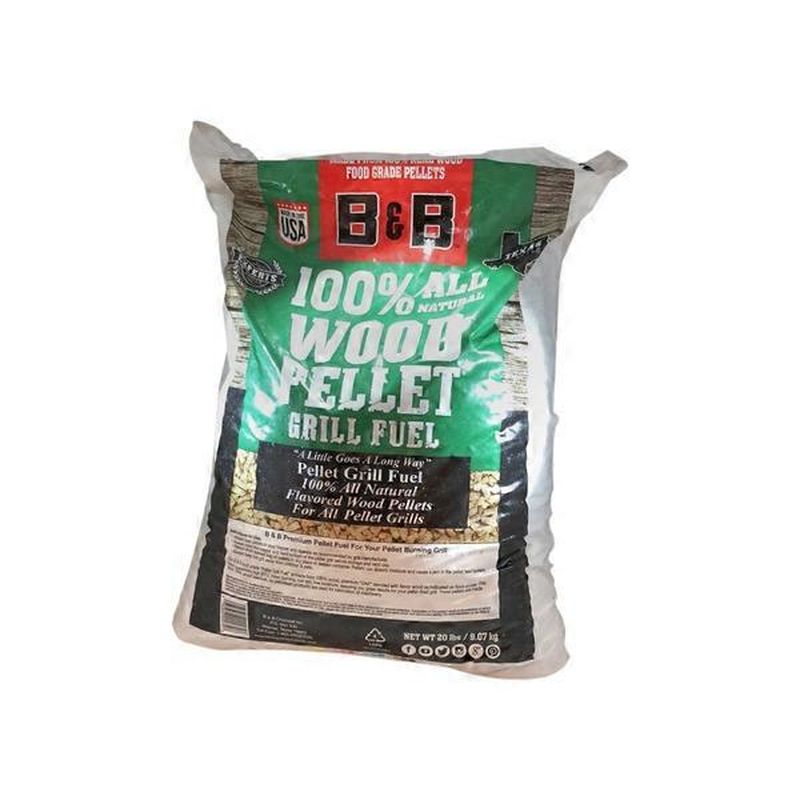 B&B Charcoal Wood Pellet Grill Fuel (20 Lb) - Instacart