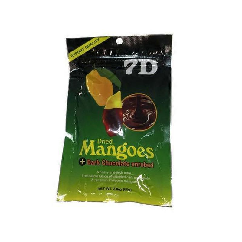 7 D Dried Mangoes & Dark Chocolate Enrobed (80 g) Instacart