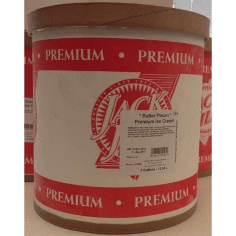 Jack Jill Ice Cream Butter Pecan Ice Cream 3 Gal Instacart