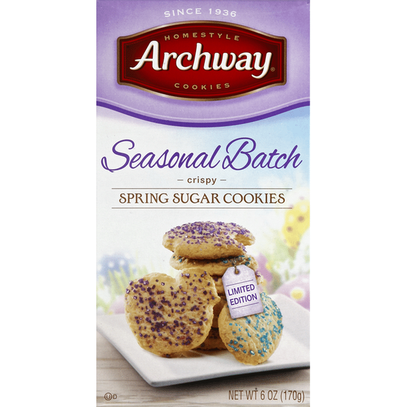 Archway Cookies Spring Sugar Crispy 6 Oz Delivery Or Pickup Near Me Instacart