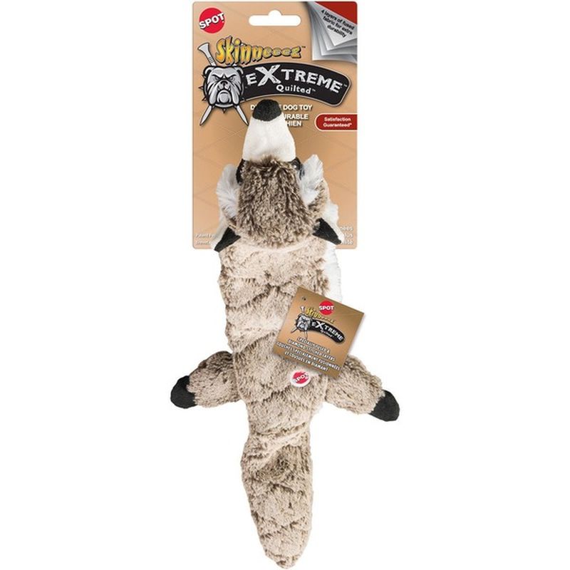 SPOT 23" Skinneeez Extreme Quilted Beaver Unstuffed Plush Dog Toy