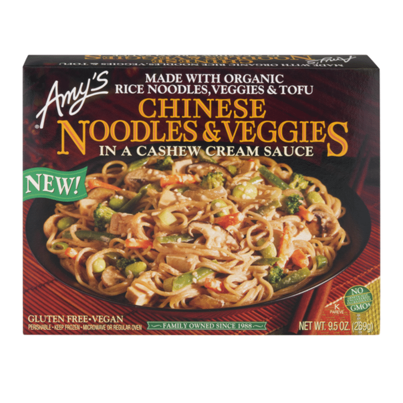Amy's Chinese Noodles & Veggies, in a Cashew Sauce (9.5 oz) from Fred