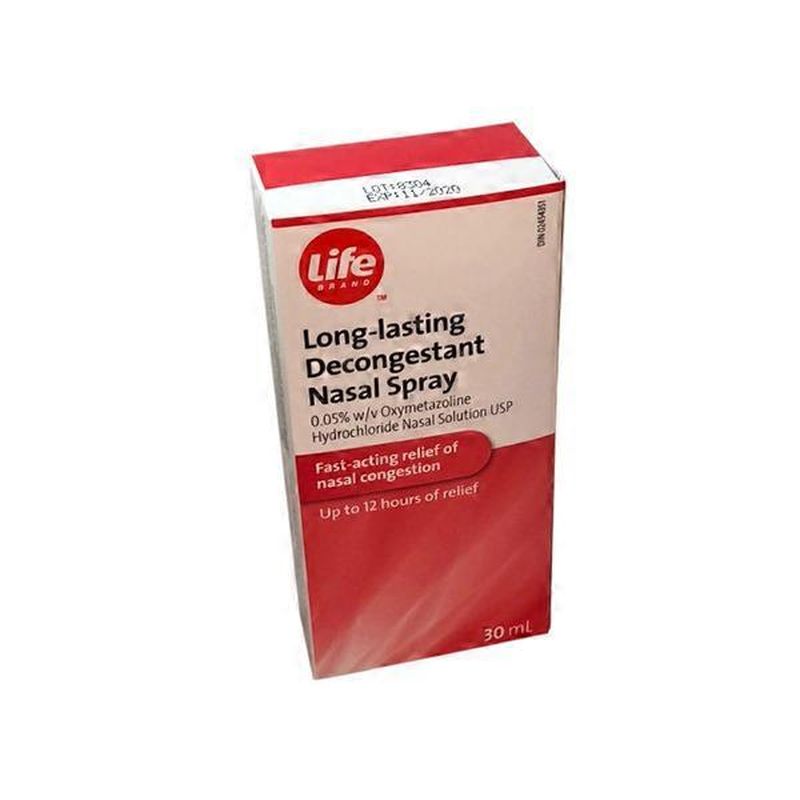 decongestant nasal spray brands