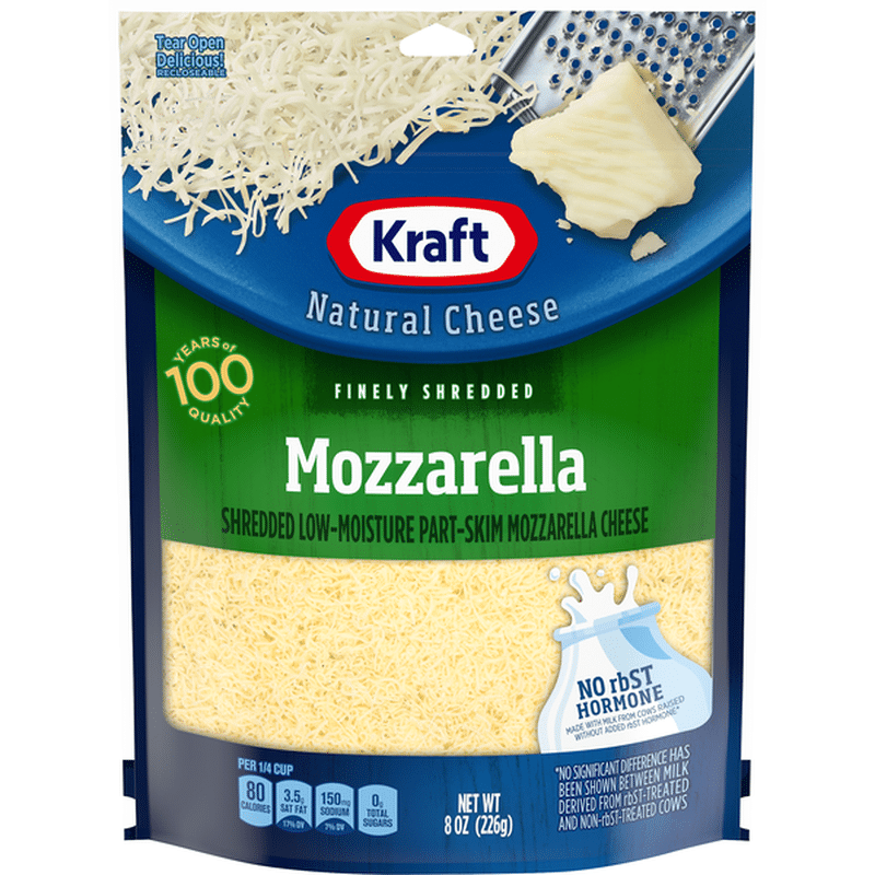 Kraft Natural Cheese Finely Shredded Mozzarella Cheese