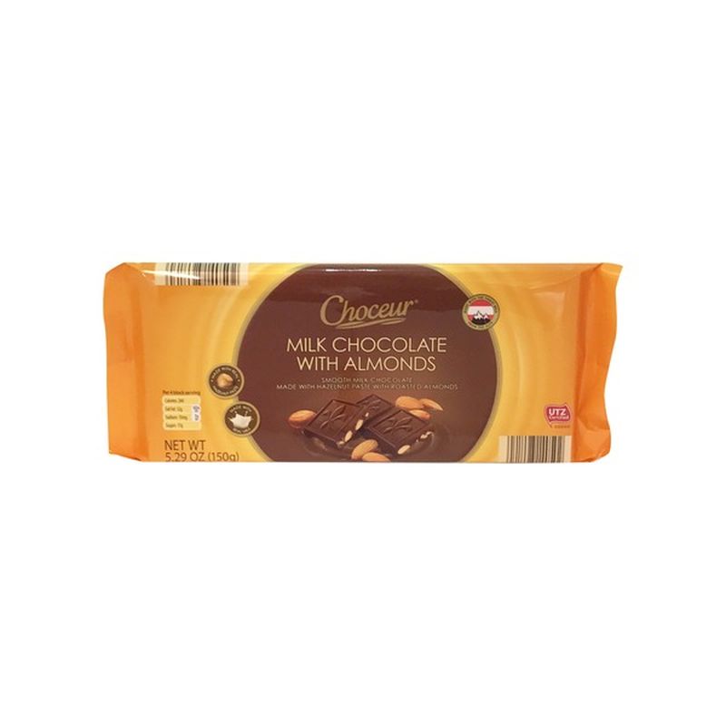 Choceur Milk Chocolate Candy Bar with Almonds (5.29 oz) Instacart