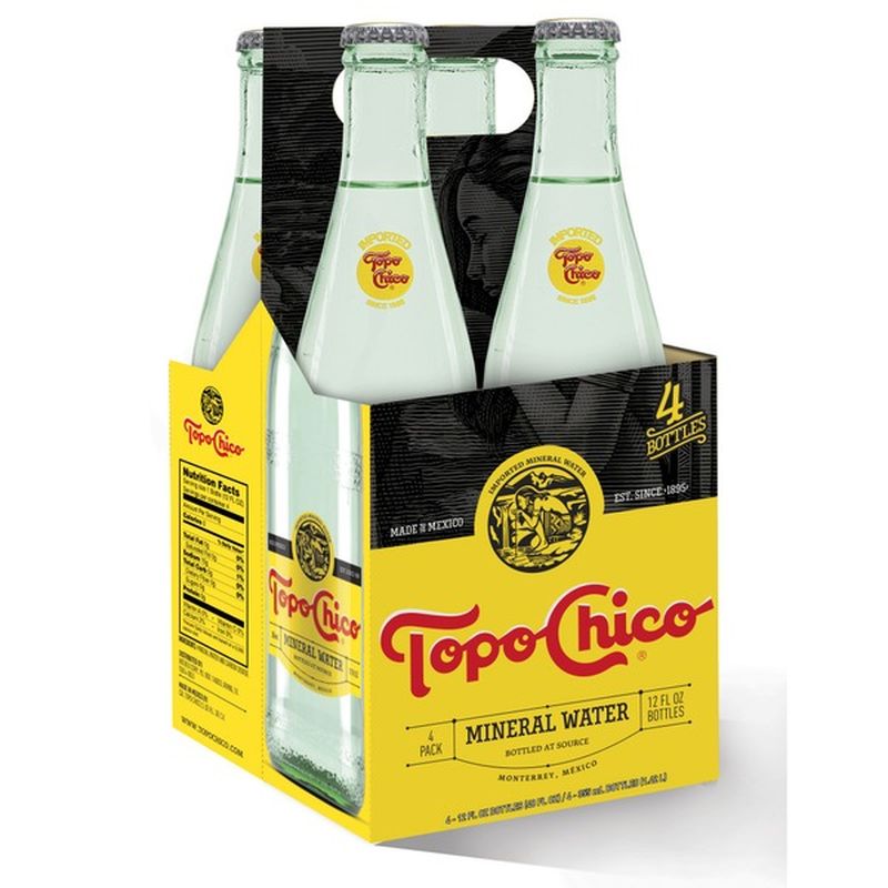 Topo Chico Mineral Water Glass Bottles (12 oz) from Super 1 Foods