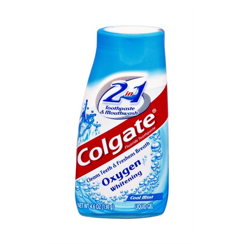 Colgate Oxygen Whitening 2in1 Cool Mint Liquid Gel Toothpaste