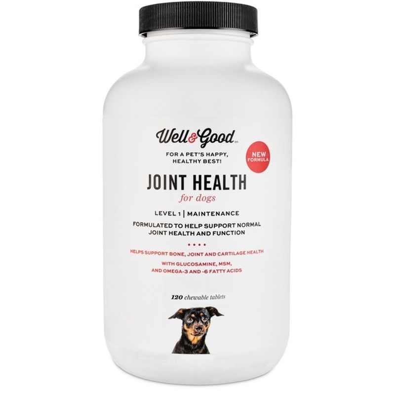 Well & Good Joint Health Chewable Tablets For Dogs (120 ct) Instacart