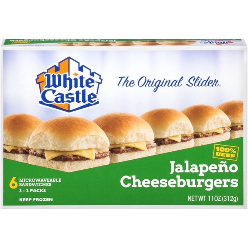 White Castle Cheese Sliders, Jalapeno (11 oz) - Instacart