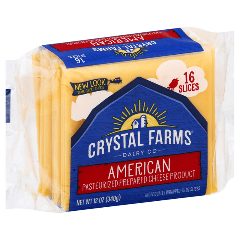 Crystal Farms American Cheese Slices (12 oz) Instacart