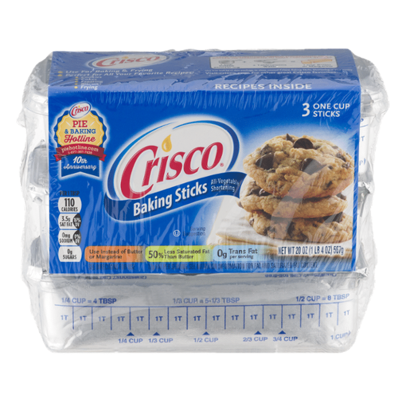 Crisco All-Vegetable Shortening Baking Sticks (20 oz) from Giant Food ...