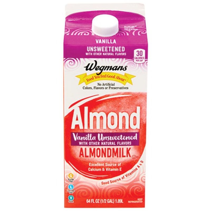 Wegmans Food You Feel Good About Vanilla Unsweetened Almondmilk (64 fl
