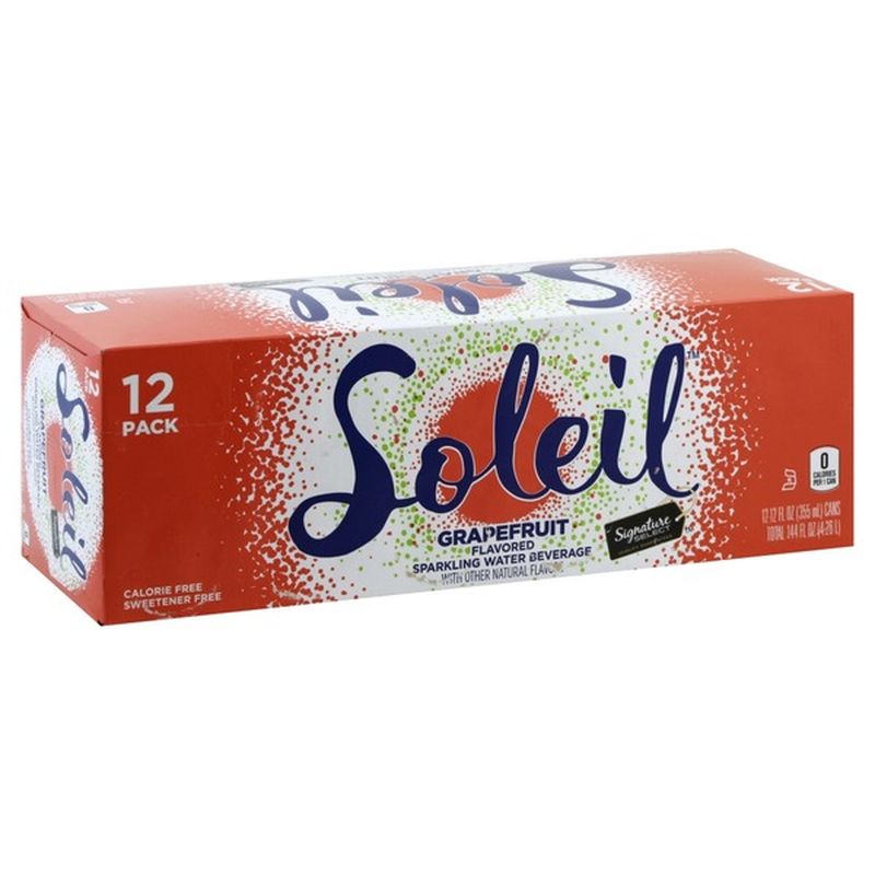 Signature Select Soleil Sparkling Water Beverage (12 fl oz) Instacart