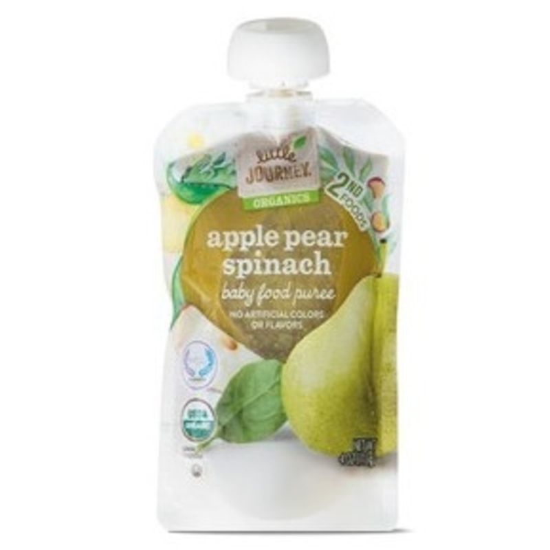 Little Journey Apple Pear Spinach Baby Food Puree (4 oz) from ALDI