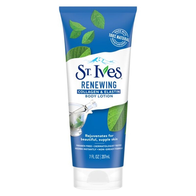 St Ives Body Lotion Collagen Elastin Sensitive Skin Paraben Free 100 Natural Moisturizers 7 Oz Instacart