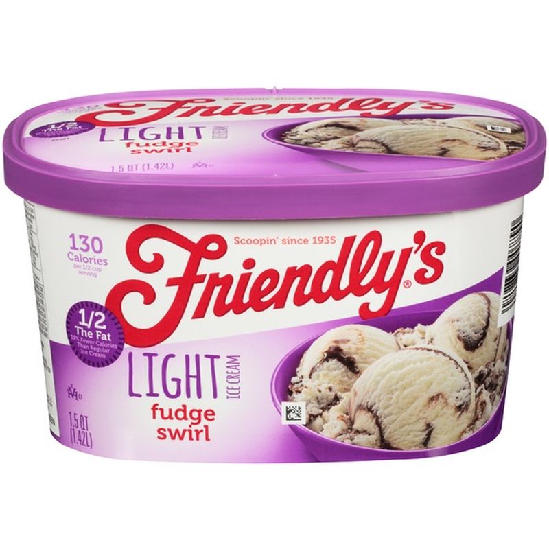 Friendly's Fudge Swirl Light Ice Cream (1.5 qt) Delivery or Pickup Near ...