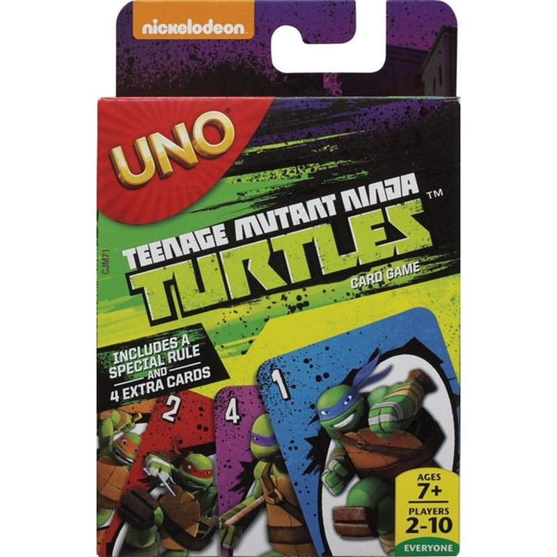Mattel Uno Teenage Mutant Ninja Turtles