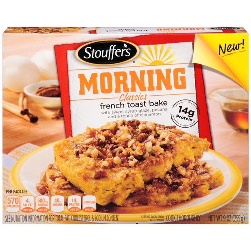 Stouffer S Morning Classics With Sweet Syrup Glaze Pecans And A Touch Of Cinnamon French Toast Bake 9 Oz Instacart