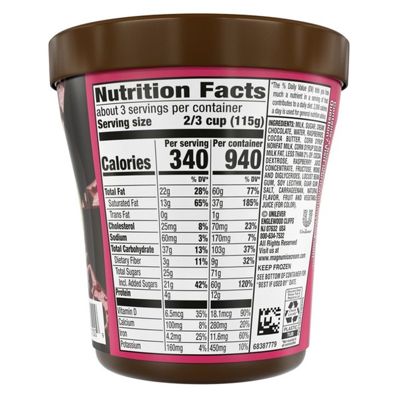 magnum ice cream tub double