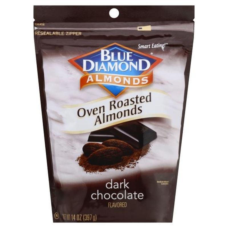 Blue Diamond Almonds Oven Roasted Dark Chocolate (14 oz) from Publix