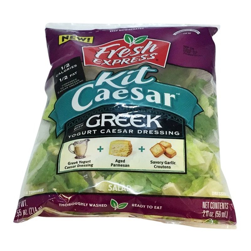 Fresh Express Caesar Salad Kit With Greek Yogurt Dressing (9.7 oz