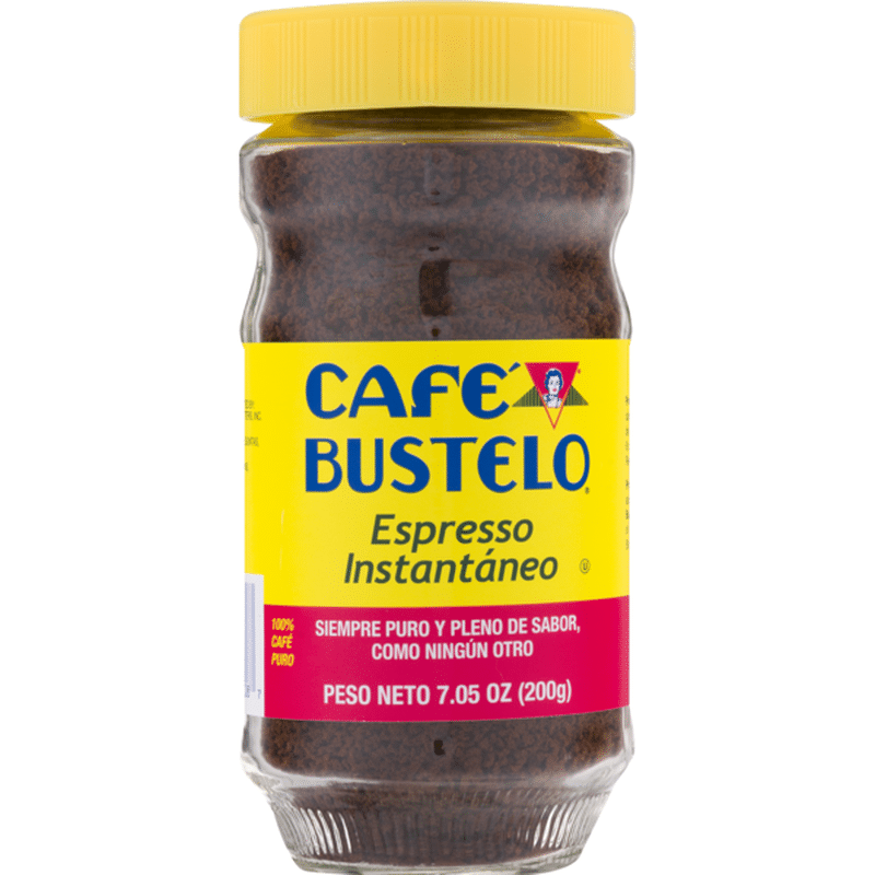 cafe bustelo espresso ground coffee caffeine content