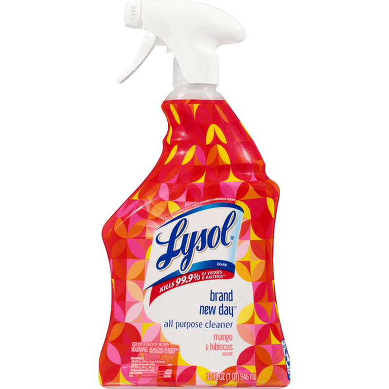 Lysol All Purpose Cleaner, Mango & Hibiscus Scent (32 oz) Instacart