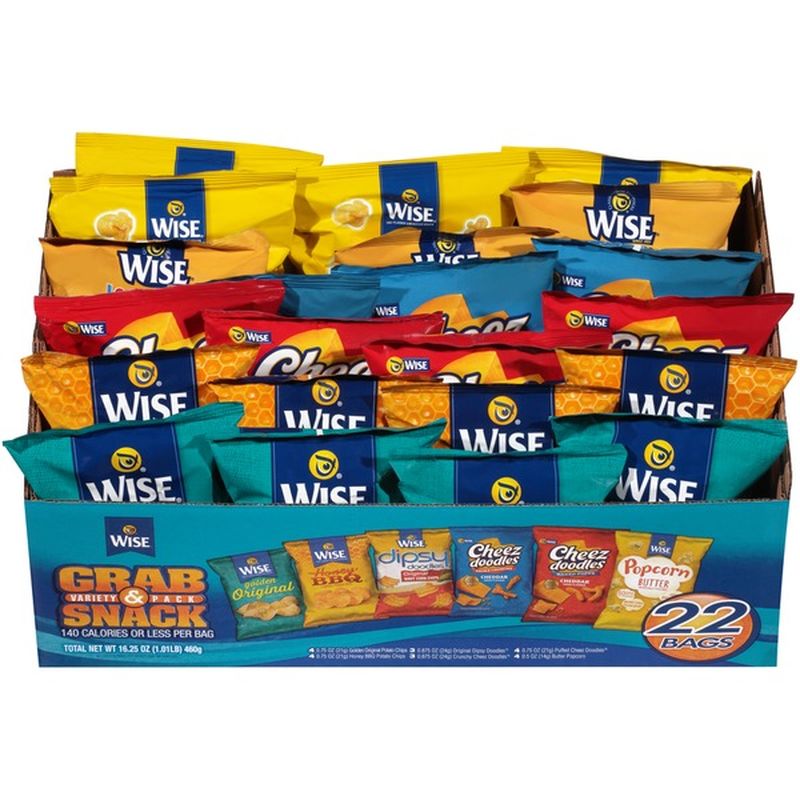 Wise Grab Snack Variety Pack (24 each) Instacart