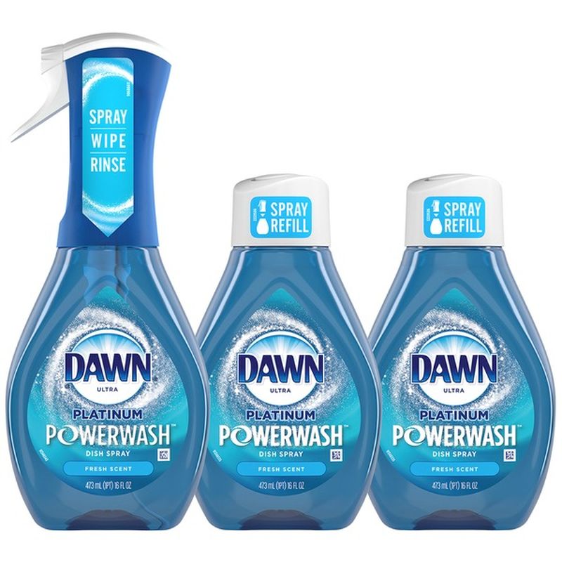 Dawn Platinum Dish Spray, Dish Soap, Fresh Scent Bundle (1 ct) from Sam