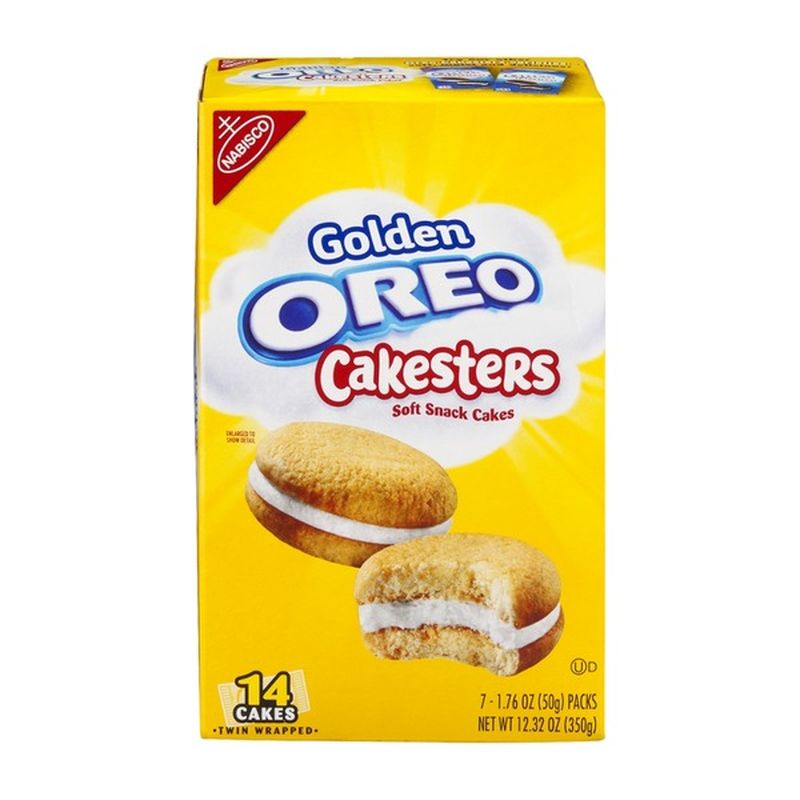 Oreo Nabisco Golden Oreo Cakesters Soft Snack Cakes 14 CT (1.76 oz