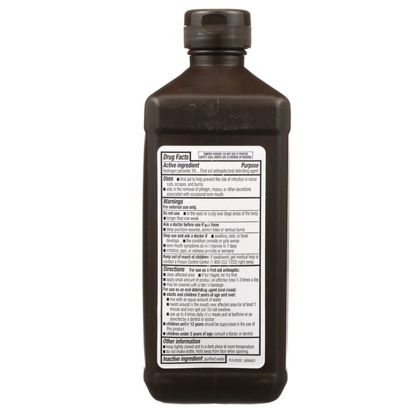 Top Care Hydrogen Peroxide 3 Usp First Aid Antiseptic/Oral Debriding