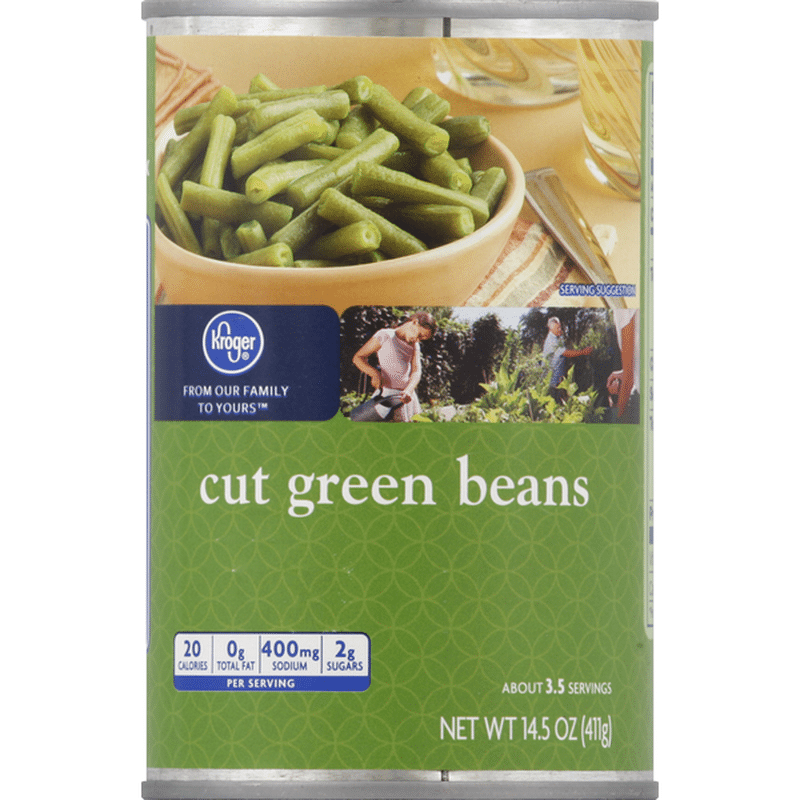 Kroger Green Beans, Cut (14.5 oz) Delivery or Pickup Near Me - Instacart