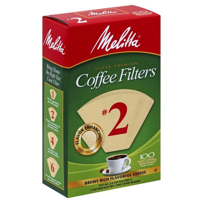 Melitta Coffee Filters, No. 2, Super Premium (100 each) Instacart